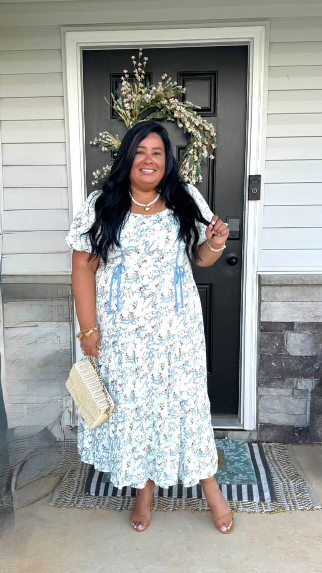 Temperance Bow Midi Dress