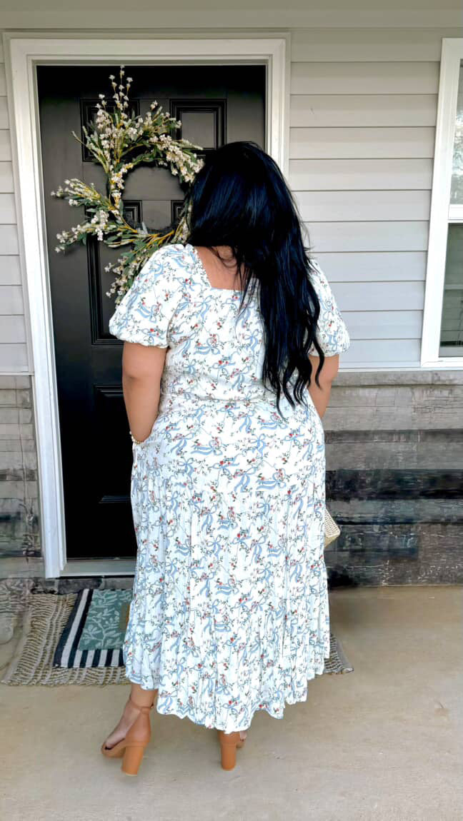 Temperance Bow Midi Dress