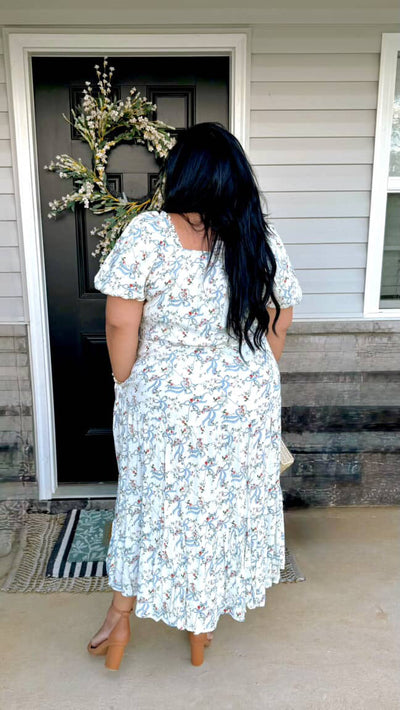 Temperance Bow Midi Dress