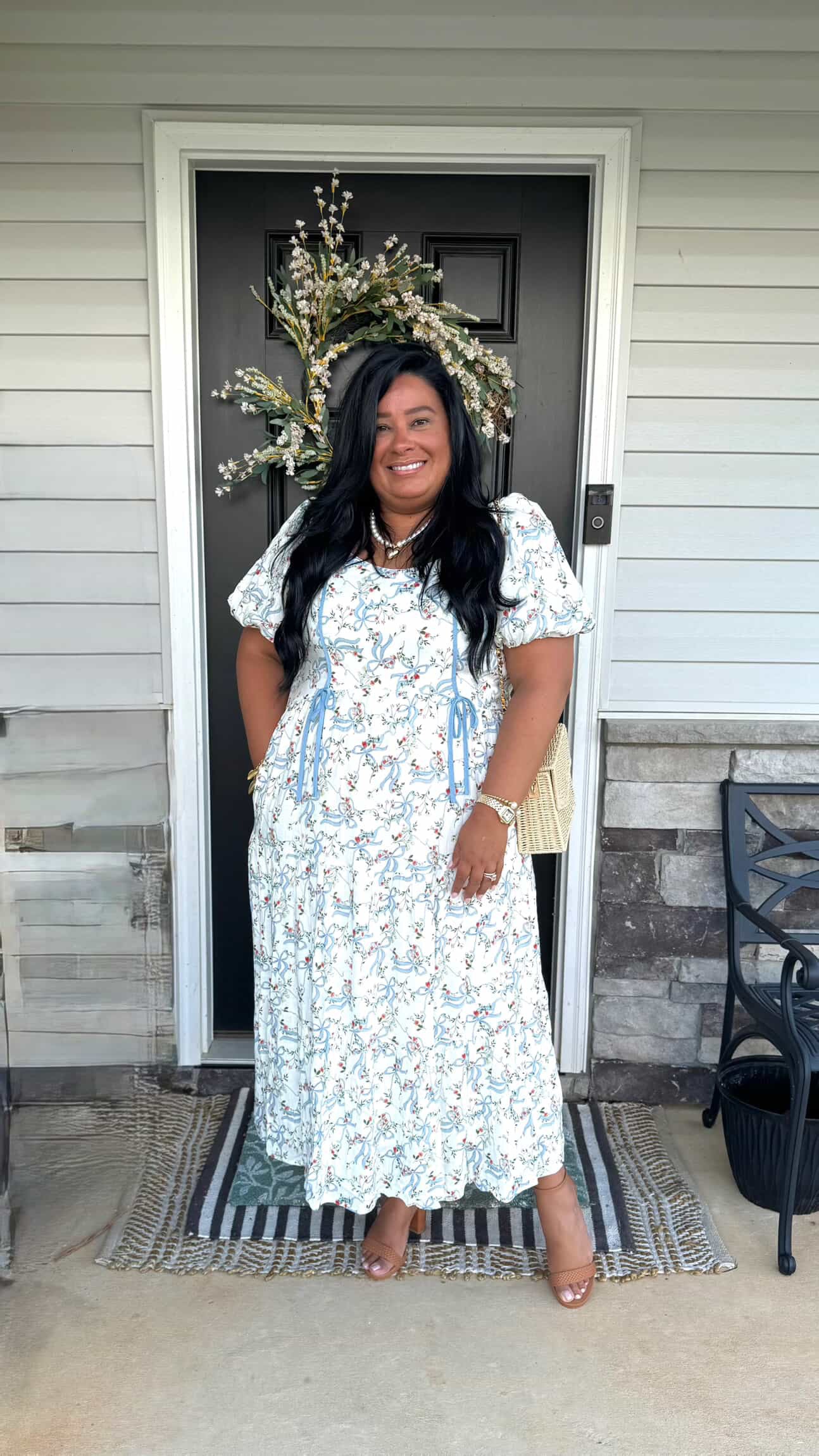 Temperance Bow Midi Dress