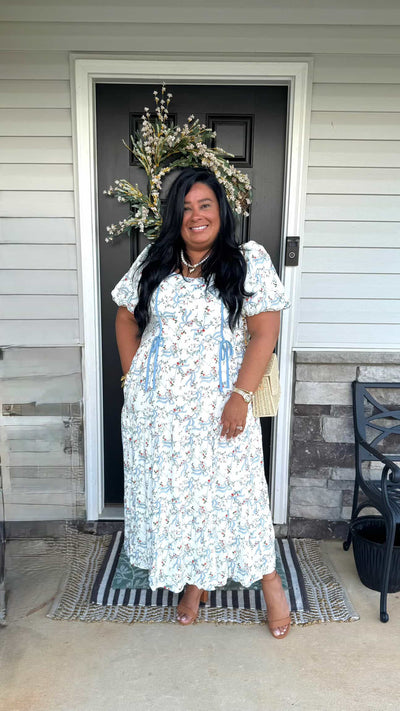 Temperance Bow Midi Dress