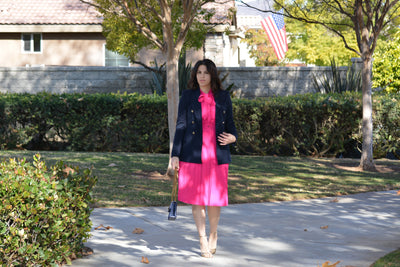 Britain Fuchsia Pink Dress