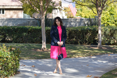 Britain Fuchsia Pink Dress