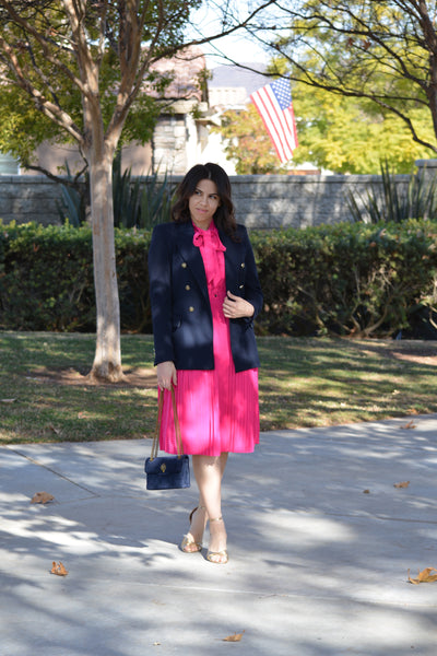 Britain Fuchsia Pink Dress