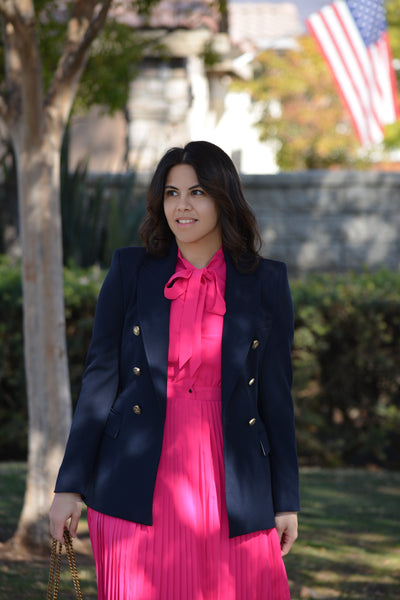 Britain Fuchsia Pink Dress