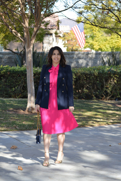 Britain Fuchsia Pink Dress