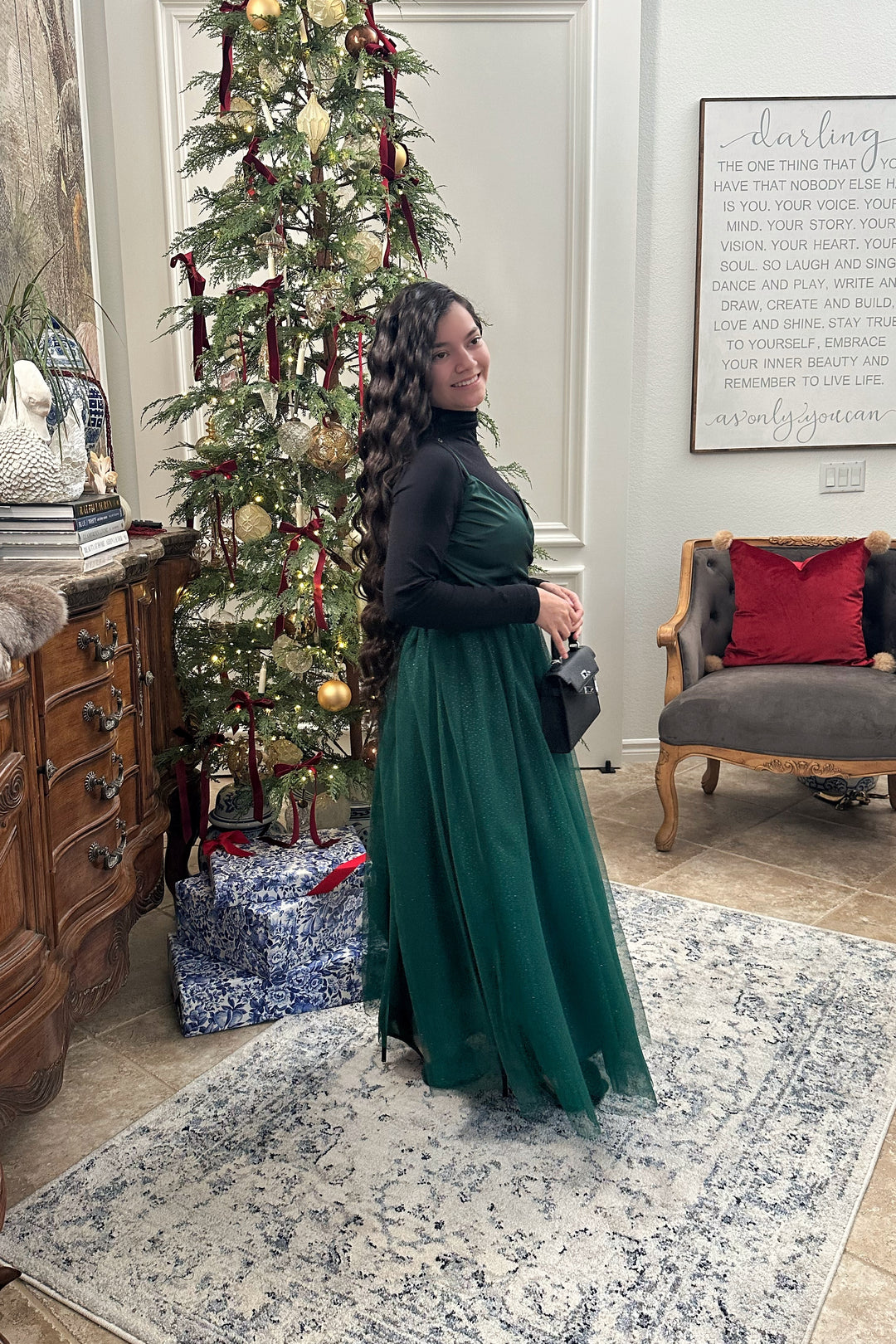 Zelie Emerald Green Tulle Dress – Skirt Society