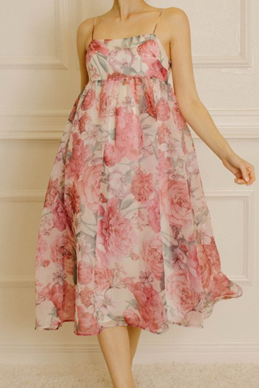 Margot Floral Midi Dress