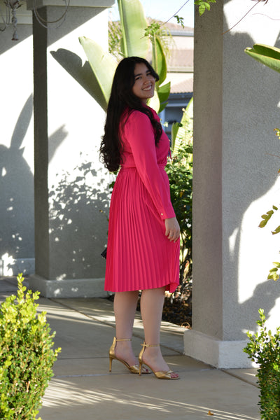 Britain Fuchsia Pink Dress