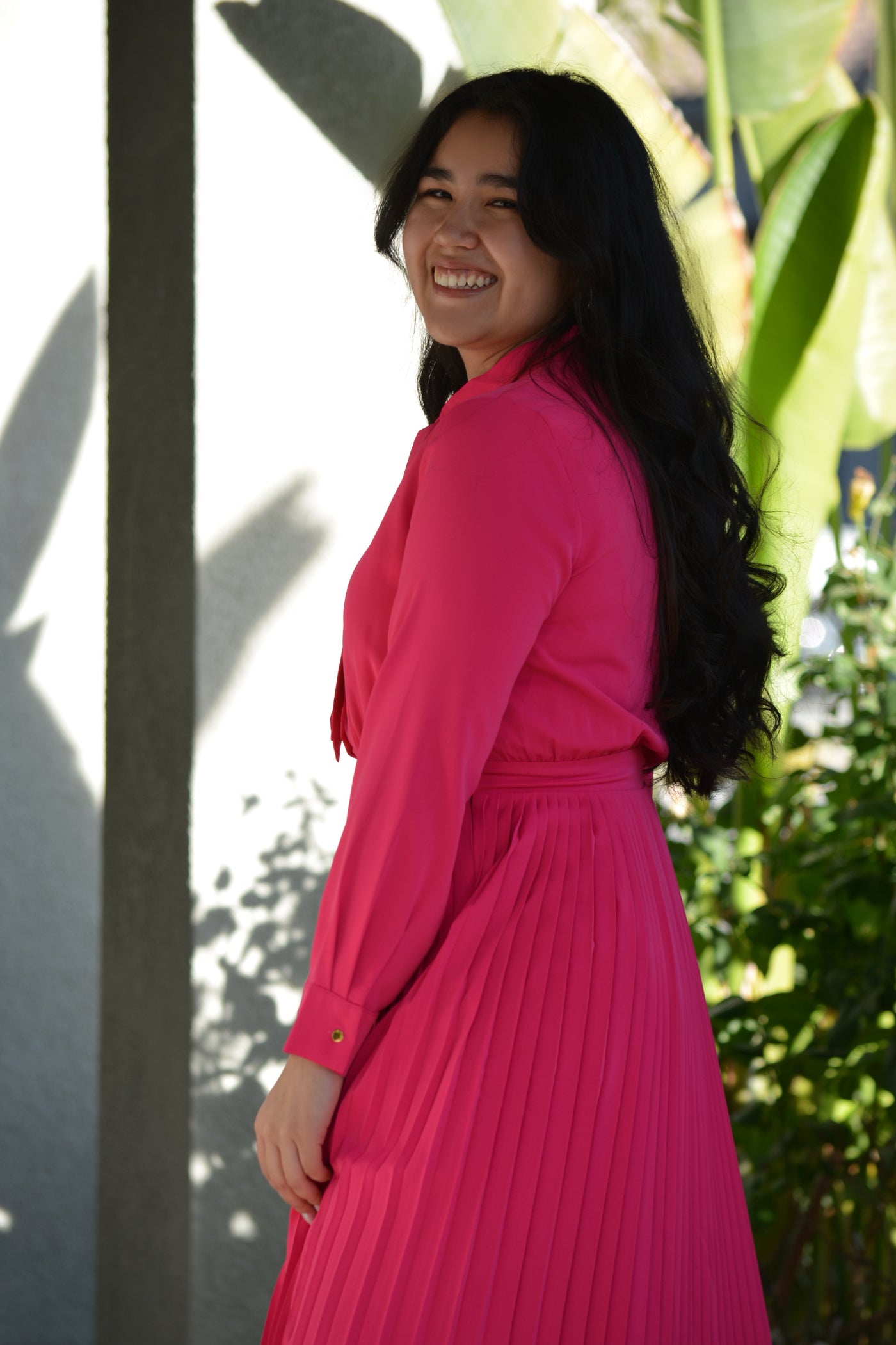 Britain Fuchsia Pink Dress