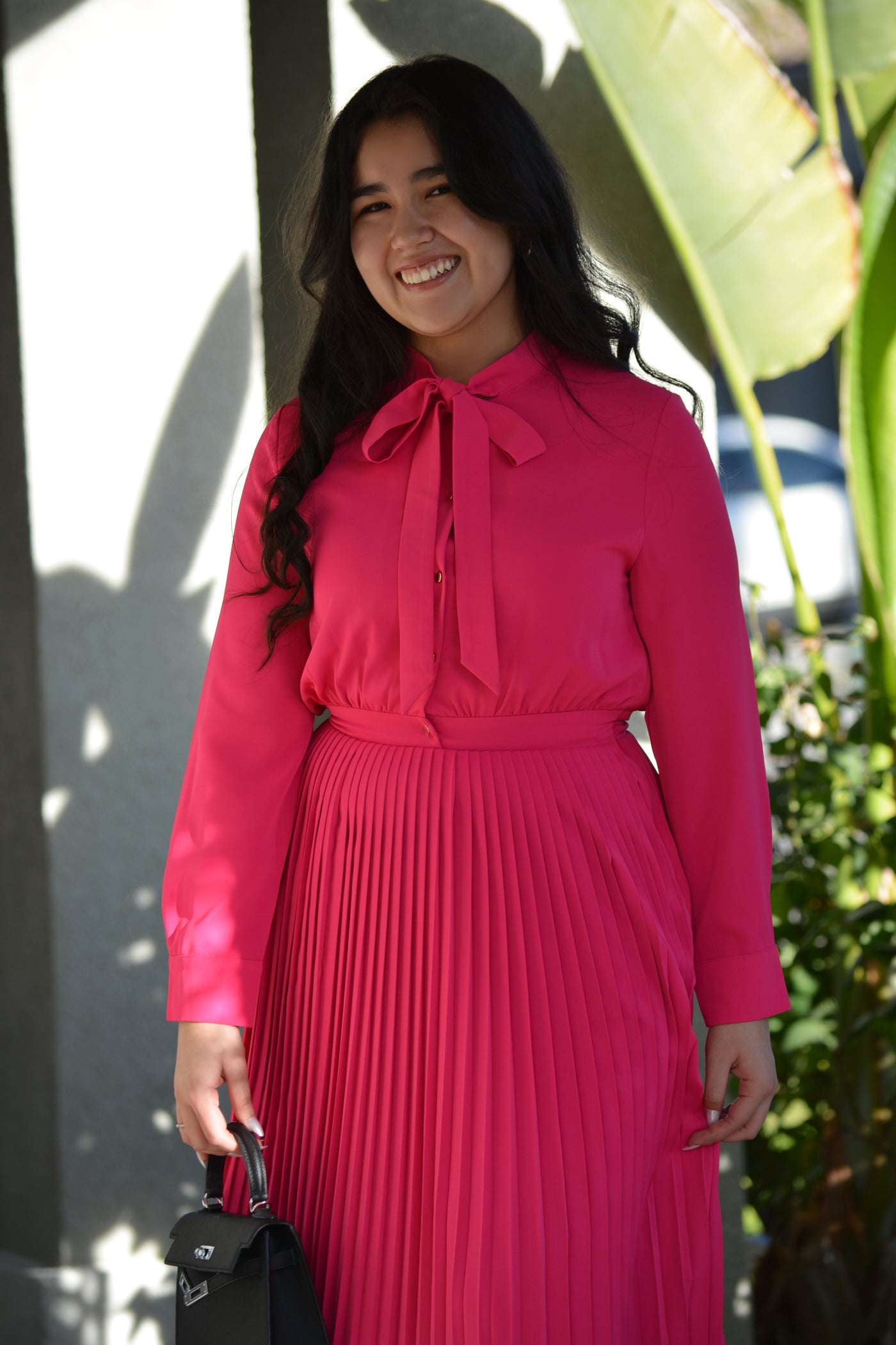 Britain Fuchsia Pink Dress