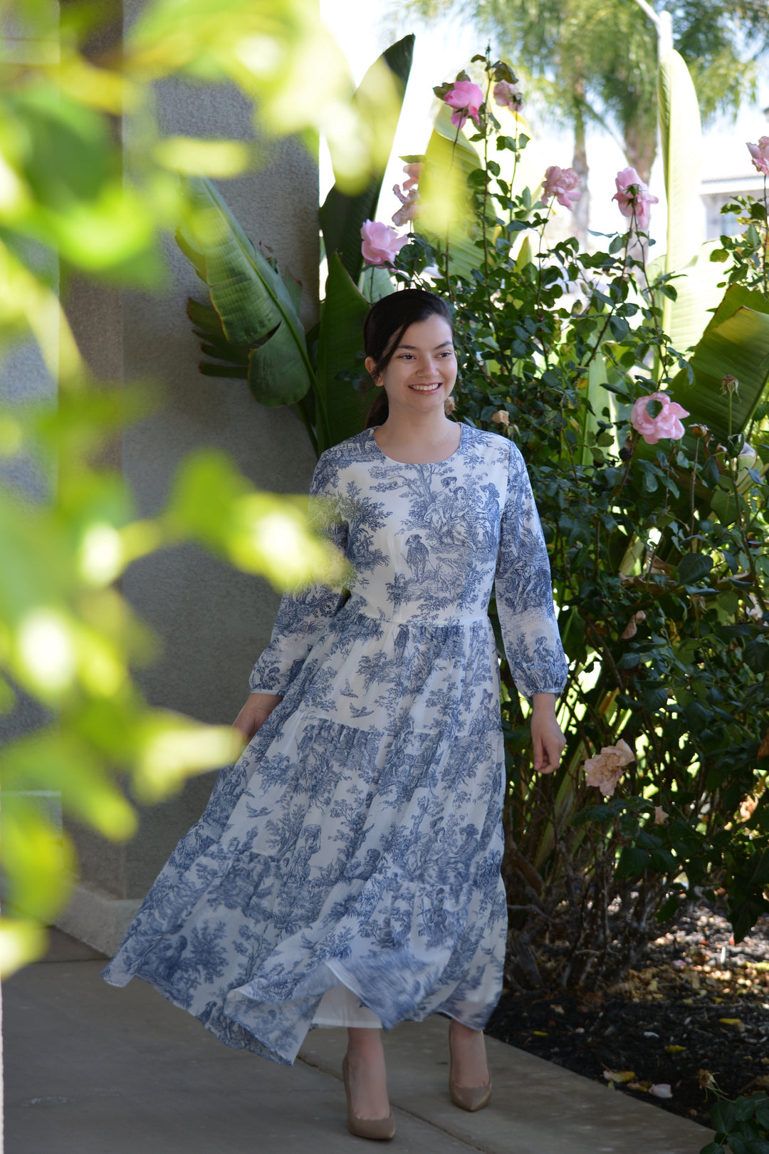 【新品未使用】Marbella Panel Printed Dress Marbella Panel Printed Dress（ワンピース）｜Her lip to（ハーリップ