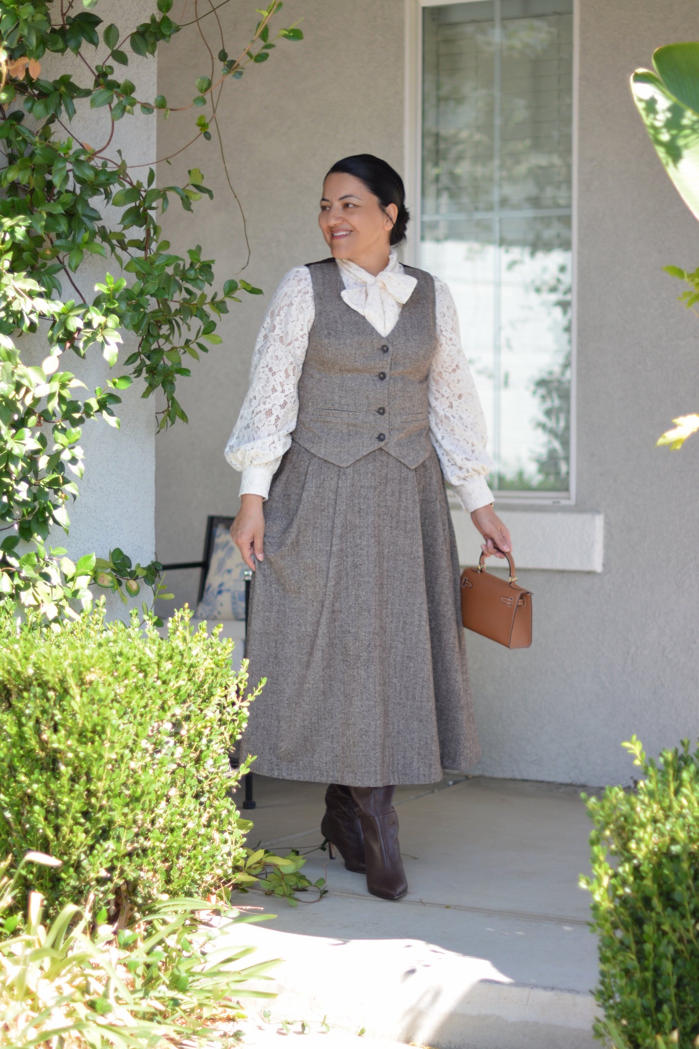 Margaret Herringbone Vest