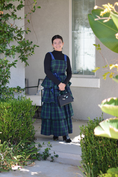 Bethany Plaid Tartan Ruffled Dress