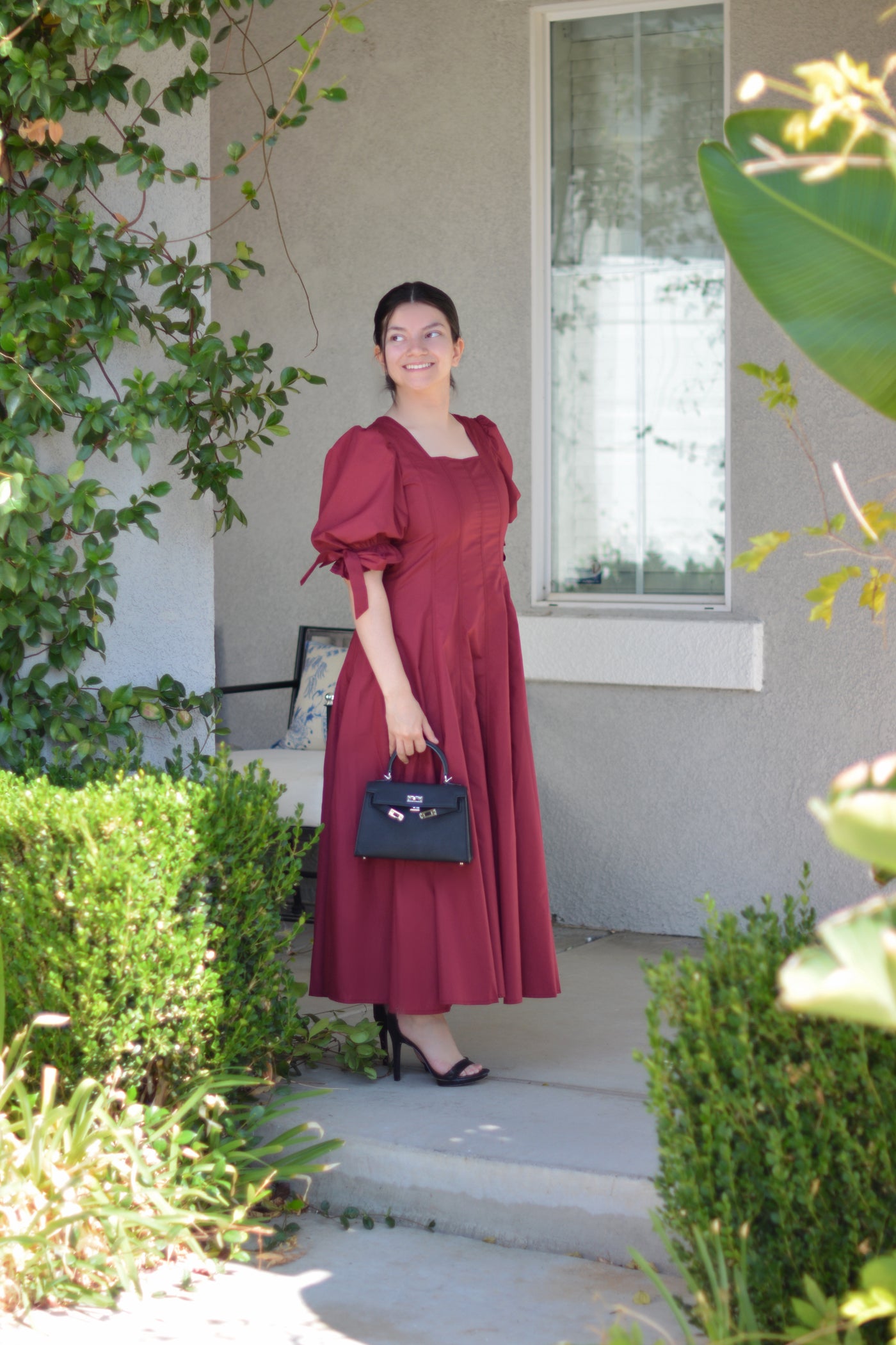 Siena Garnet Midi Dress