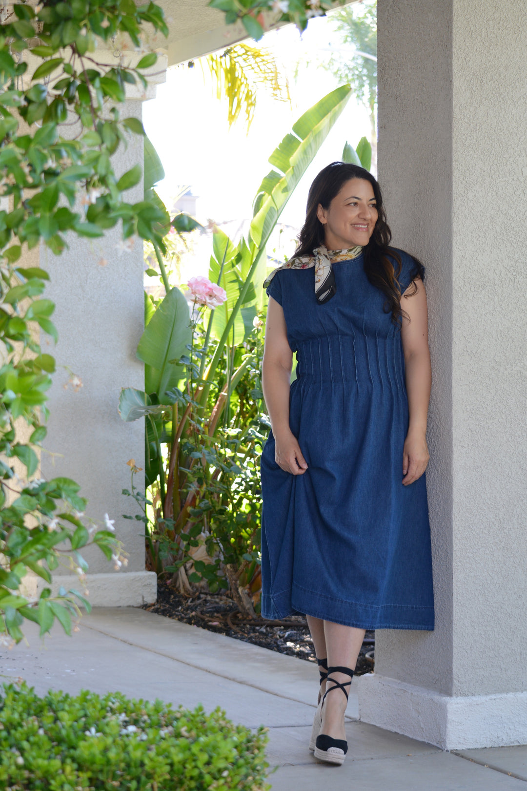 Juniper 100% Cotton Denim Dress – Skirt Society