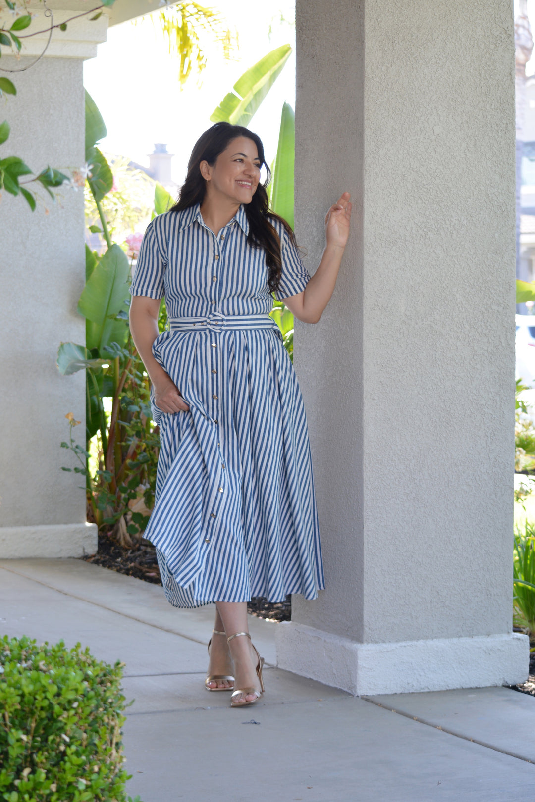 Seabrook Stripe Dress – Skirt Society