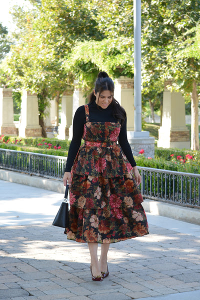 Blair Fall Floral Midi Dress