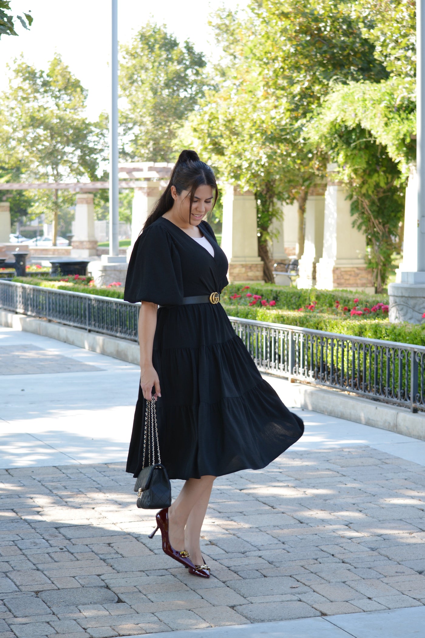 Faux Wrap Wrap Around Dress Black FINAL SALE ALICIA BLACK FAUX WRAP MIDI DRESS KAREN KANE Faux Wrap Wrap Around Dress Black FINAL SALE ALICIA BLACK FAUX WRAP MIDI DRESS KAREN KANE
