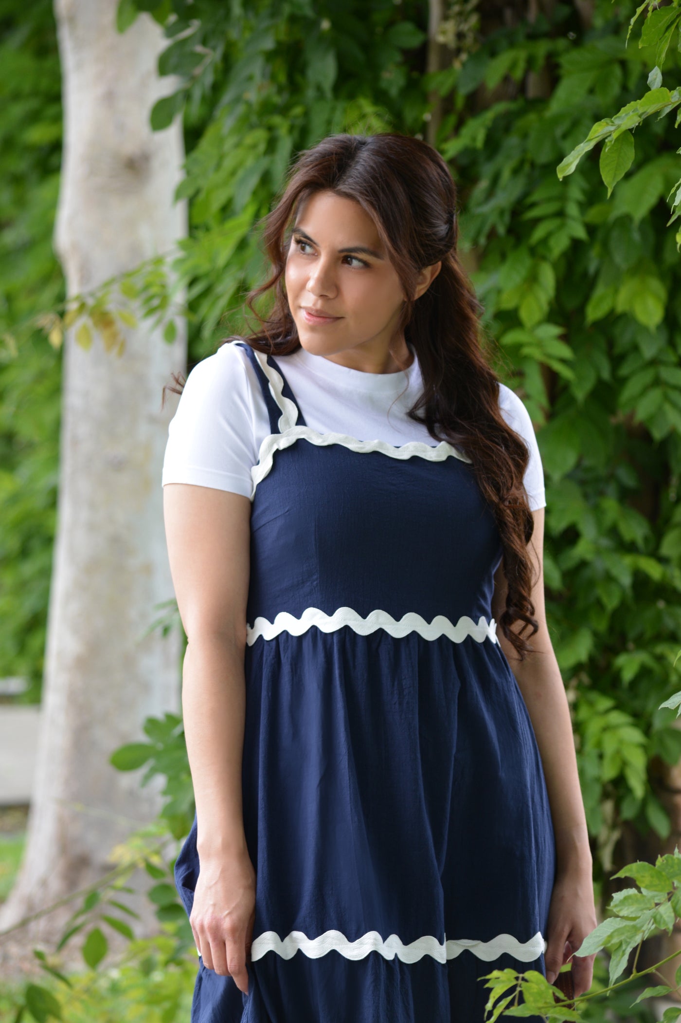 Adelina Ric-Rac Navy Jumper