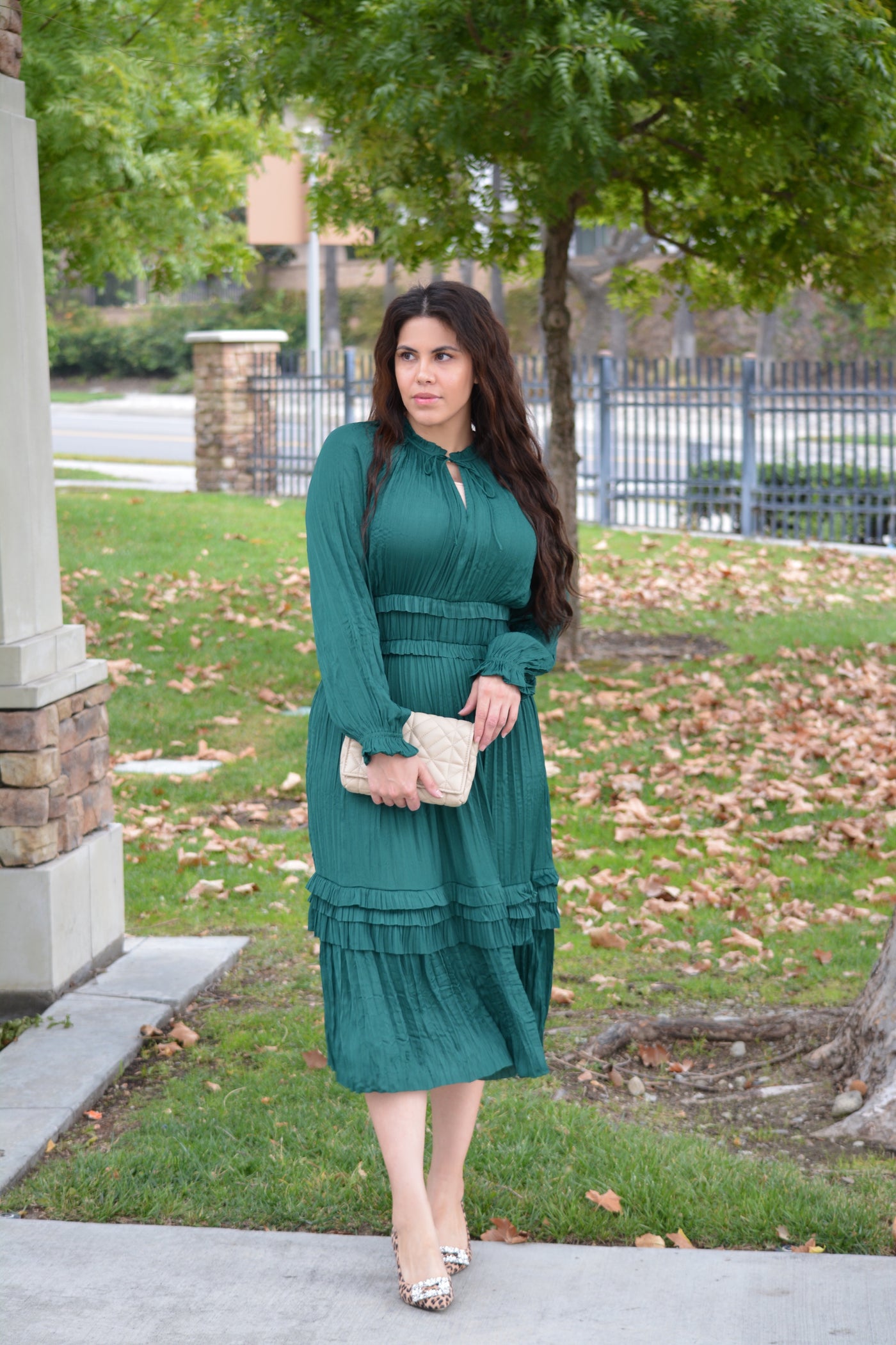 Kennedy Emerald Green Dress