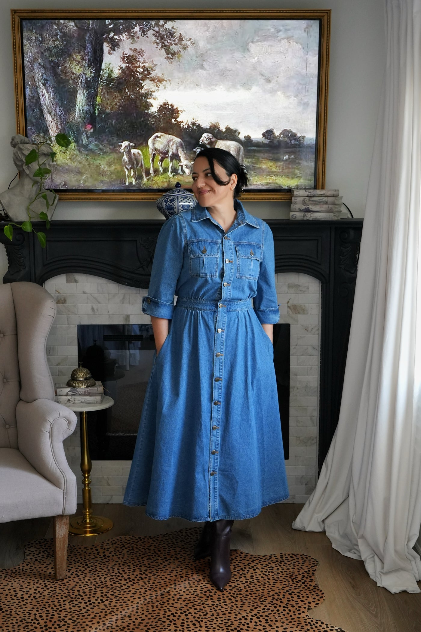 Portofino Denim 100% Cotton Dress
