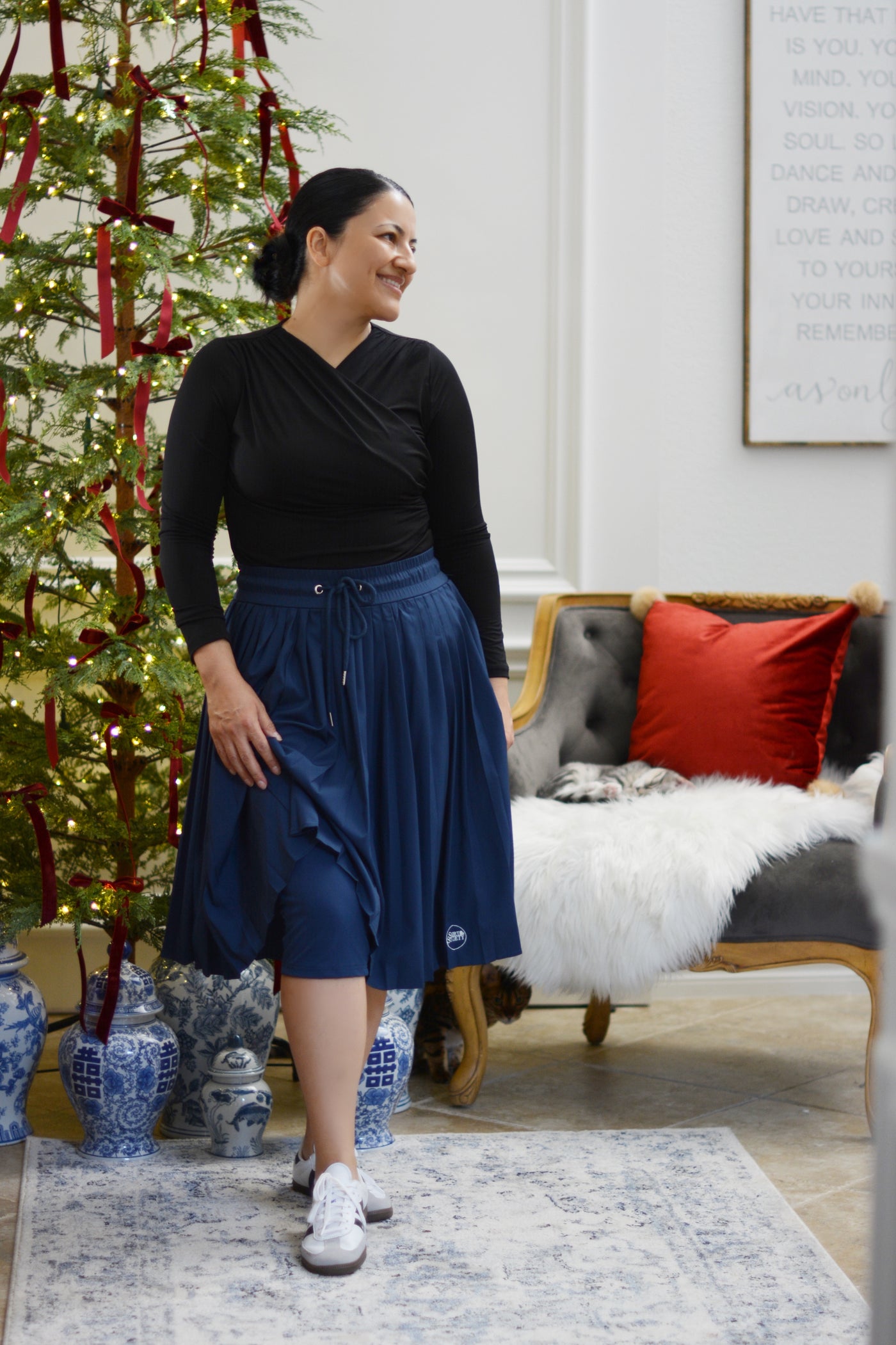 Patagonia Navy Pleated Athletic Skirt – Skirt Society