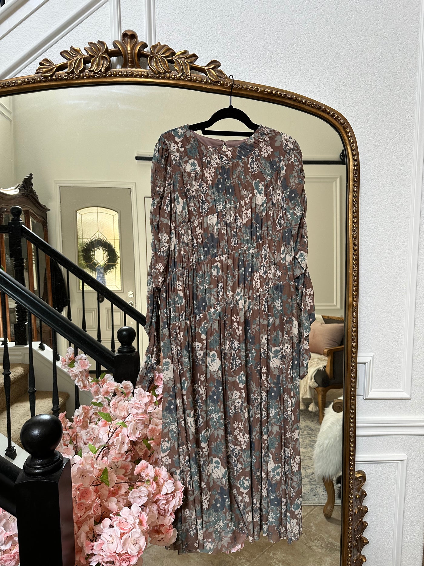 Sadie Brown Floral Dress