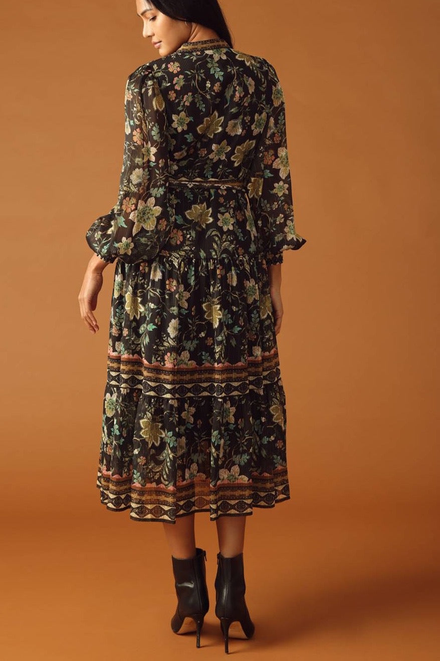 Marlena Floral Midi Dress