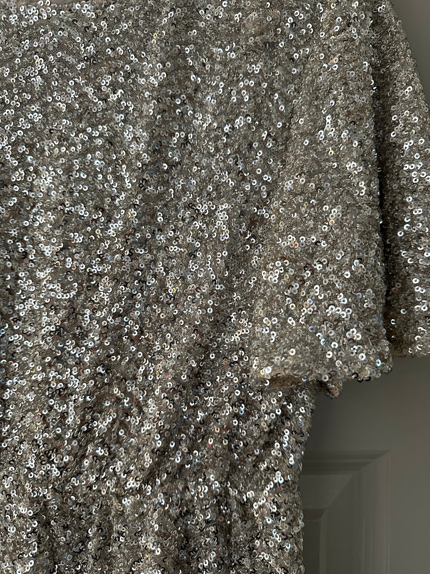 Brit Champagne Sequin Dress