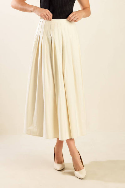 Loren Cream Woven Skirt