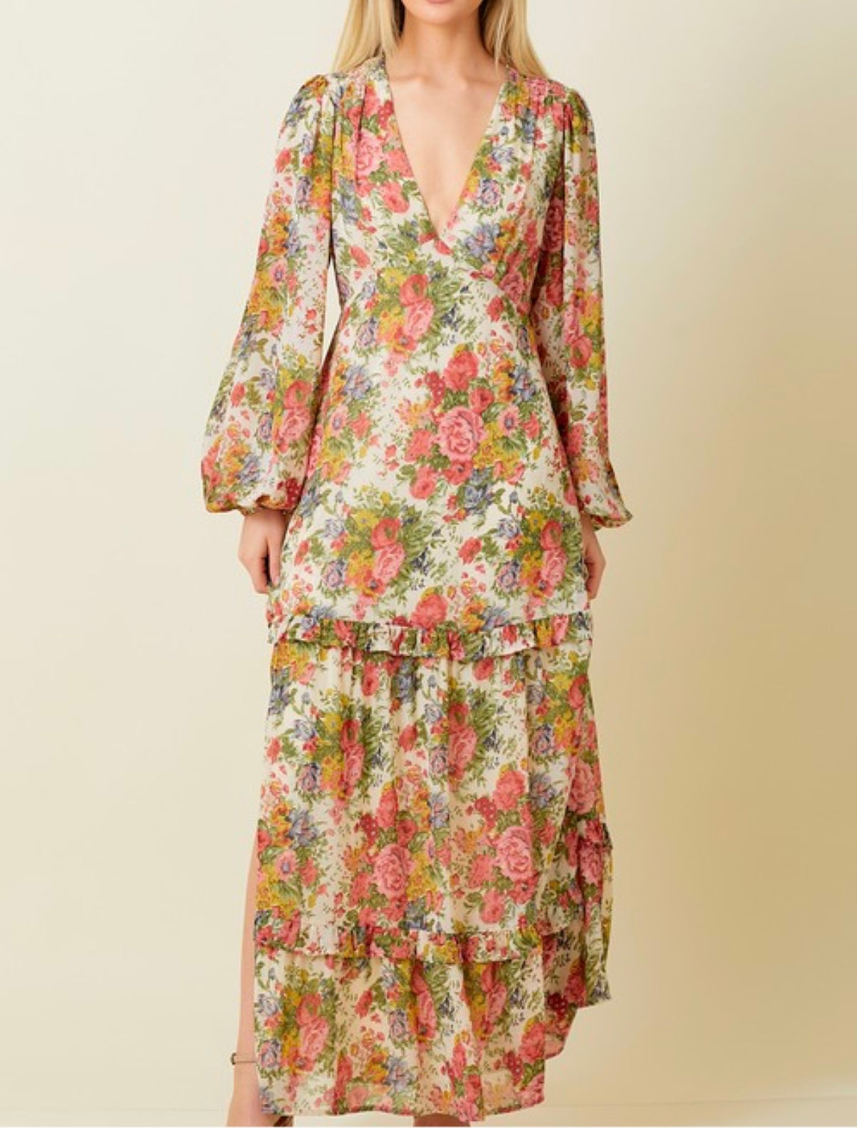 Delia Floral Maxi Dress