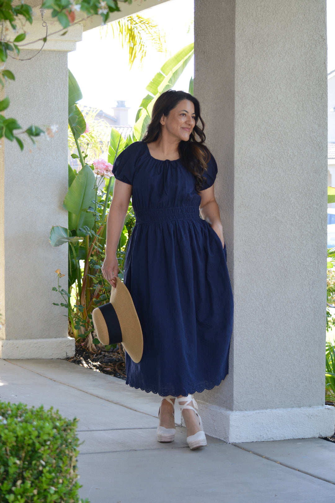 navy blue cotton dress for women Blossom 100% Style:Girl 5 vintage red dress Elegant Off-the-Shoulder A-Line Wedding Online Clothing Store.