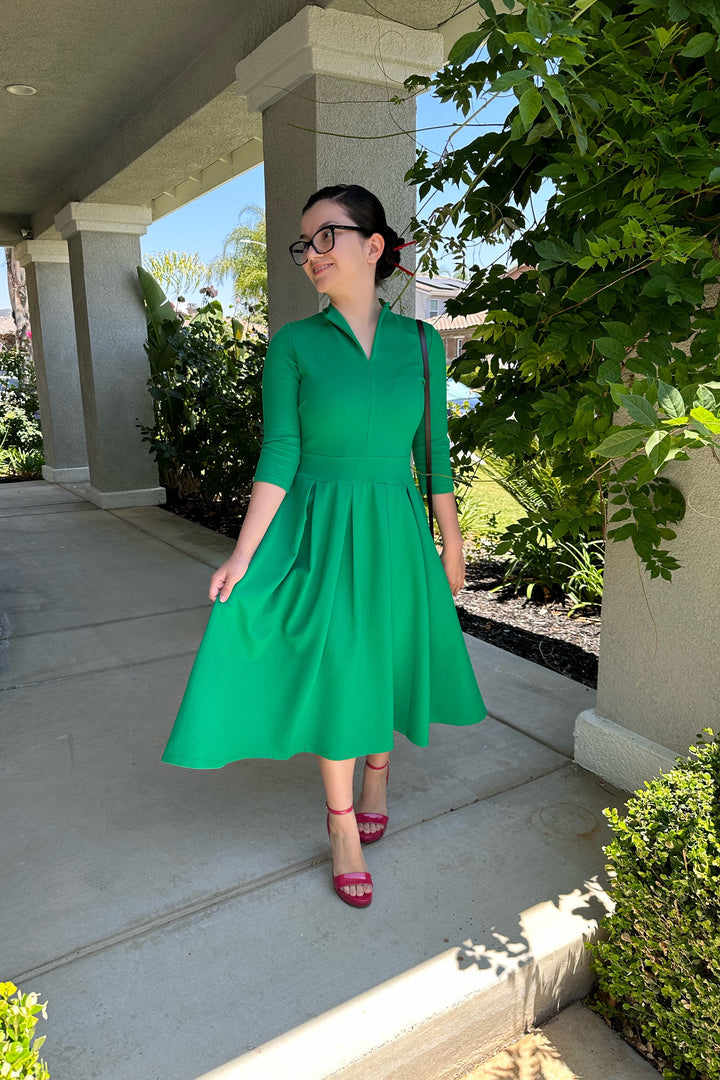 Santorini Kelly Green Dress – Skirt Society