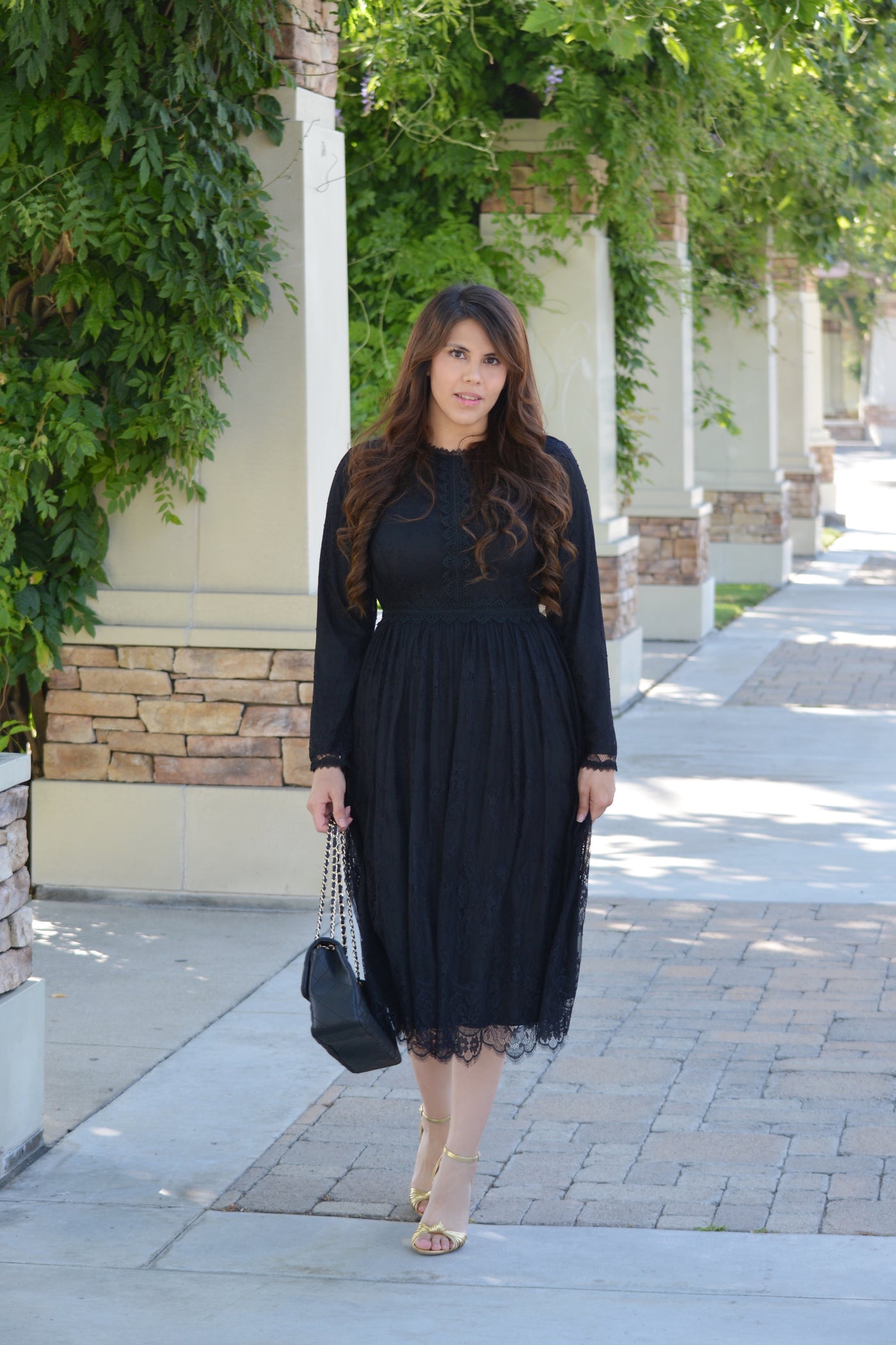Sydney Black Lace Dress – Skirt Society