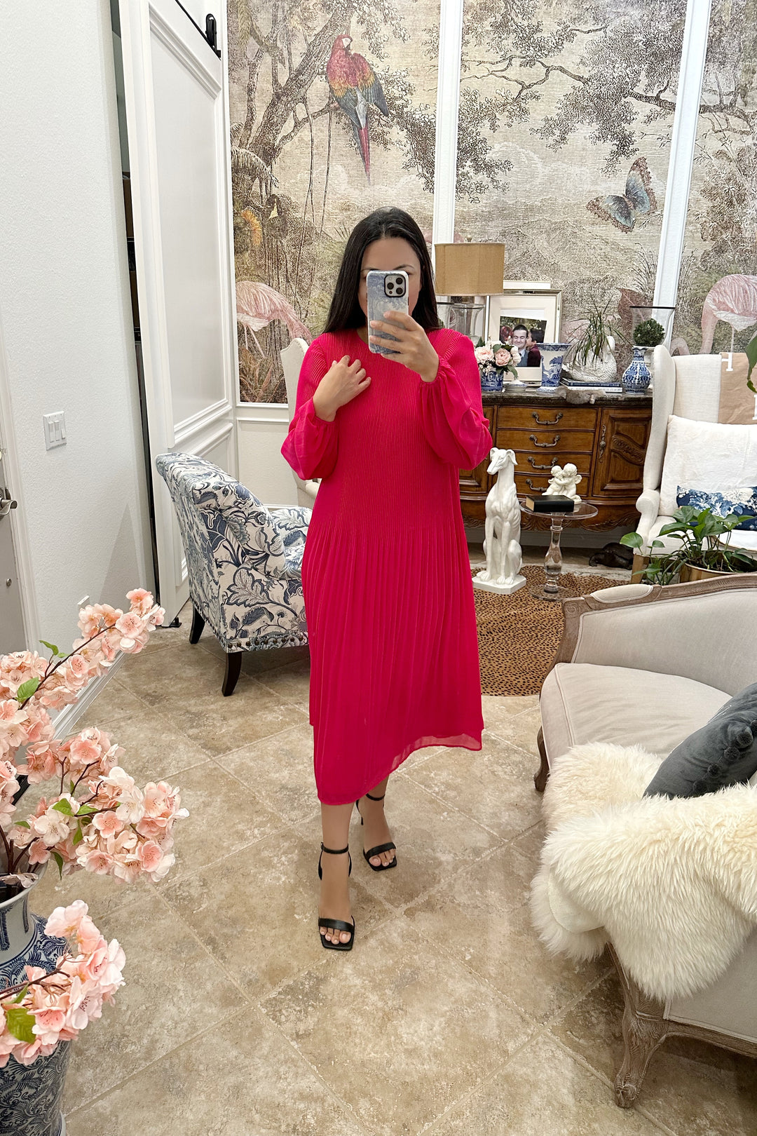 open lace back dress Olive Colorblock Pleated Halter Neck Maternity Maxi Dress – PinkBlush main image 1