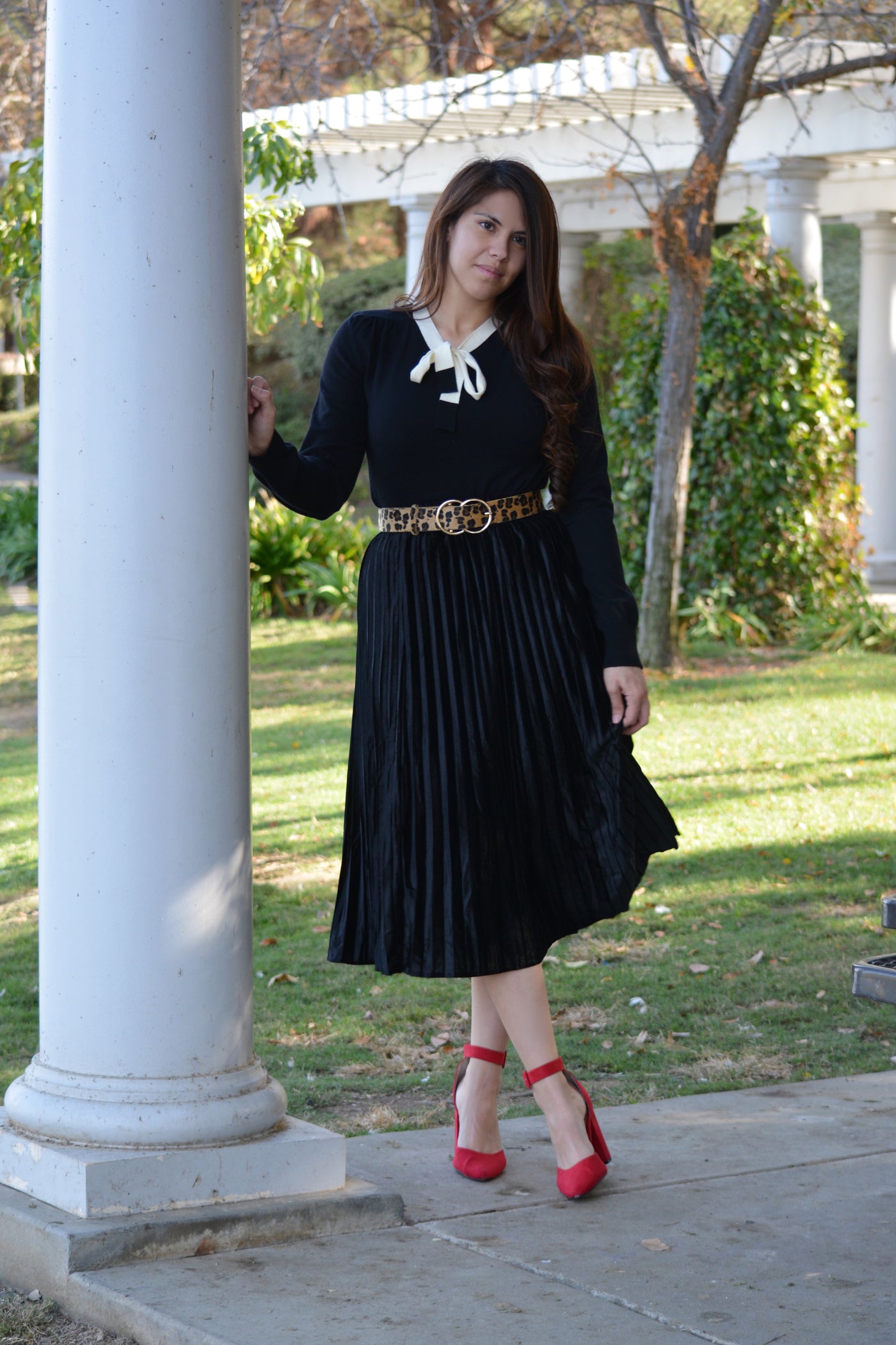 Florence Black Velvet Skirt