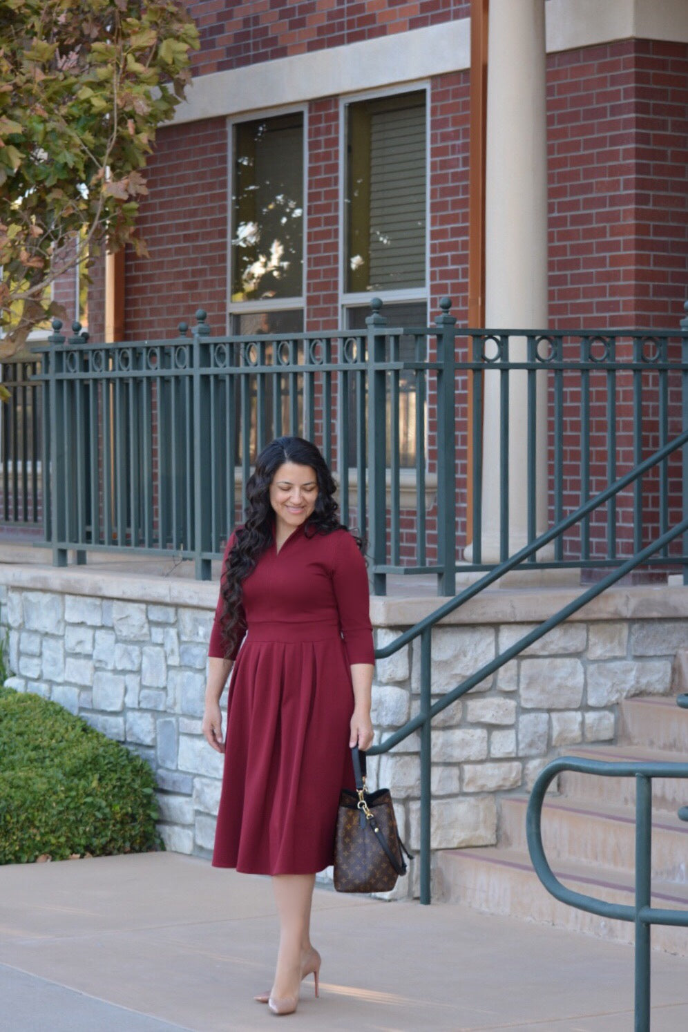 Santorini Burgundy Dress MEDIUM Santorini Burgundy Dress MEDIUM
