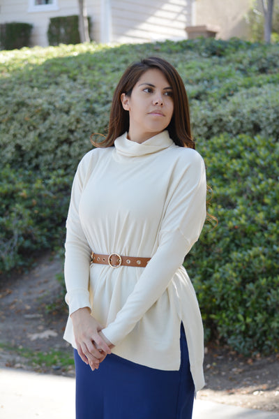 Corinne Ivory Loose Fit Sweater