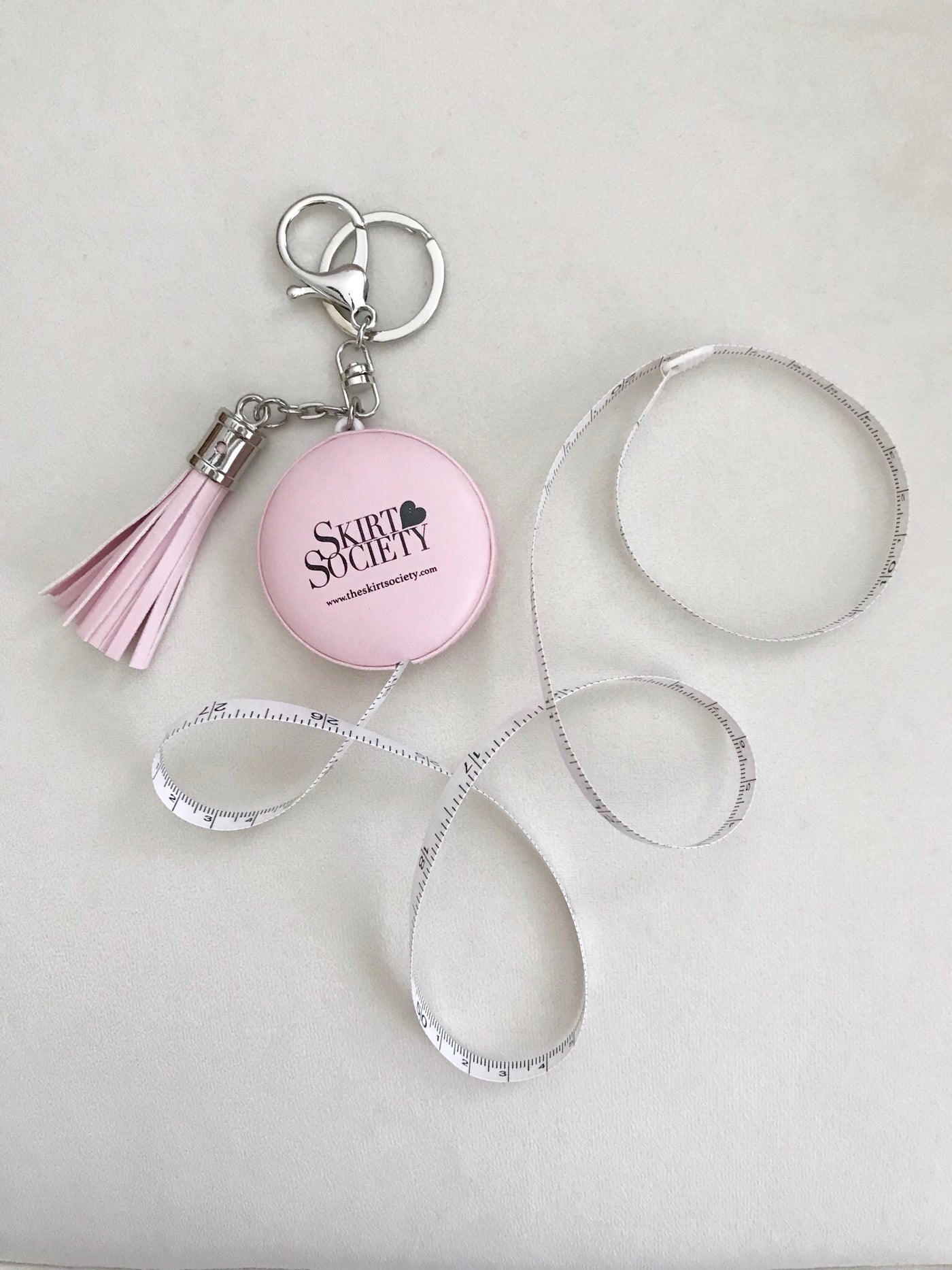 Pink Label Keychain Measuring Tape – Skirt Society