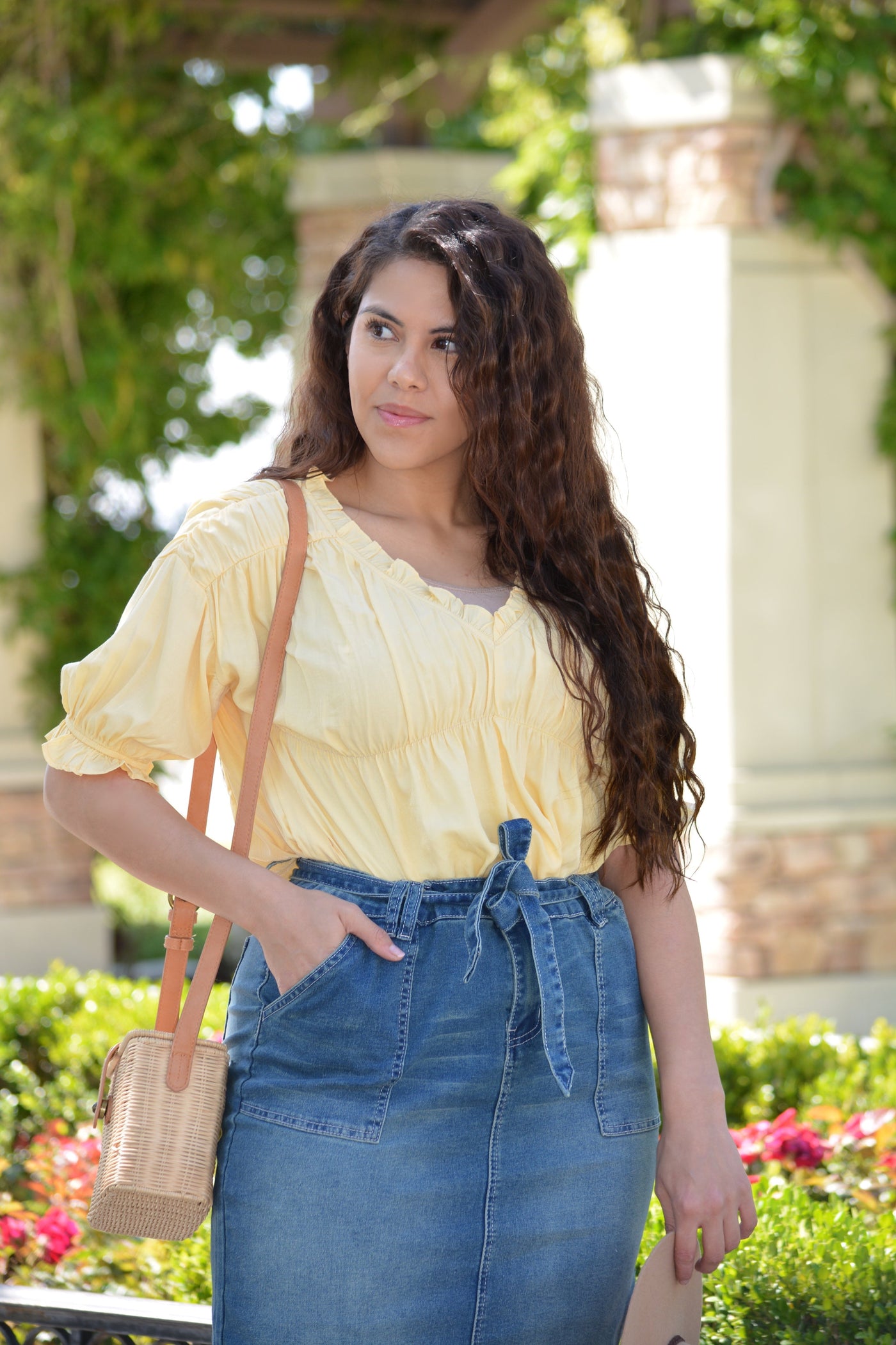 Constance Yellow Top