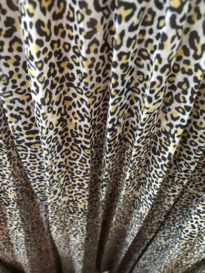 Maeve Leopard Pleated Skirt