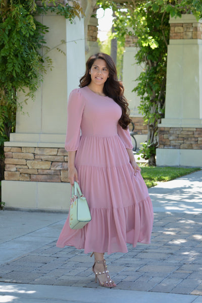 Marbella Pink Maxi Dress