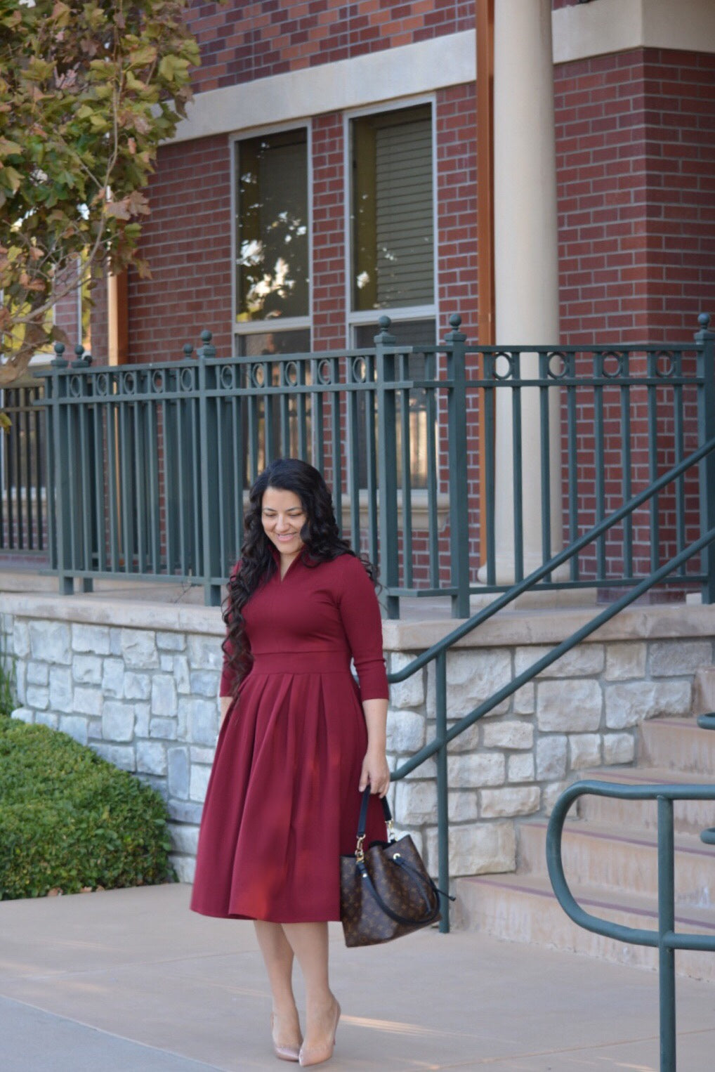 Santorini Burgundy Dress MEDIUM Santorini Burgundy Dress MEDIUM